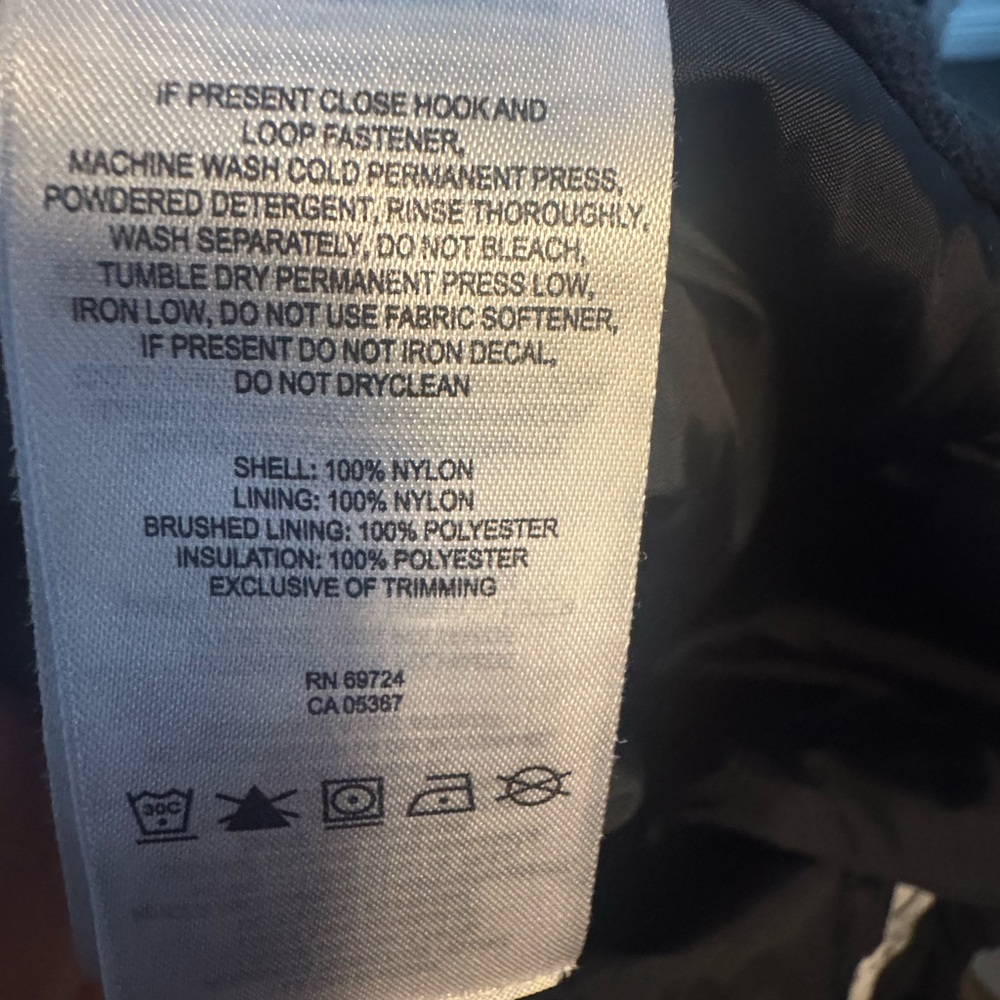 Kids' Black Snow Bib - Picture 5 of 5